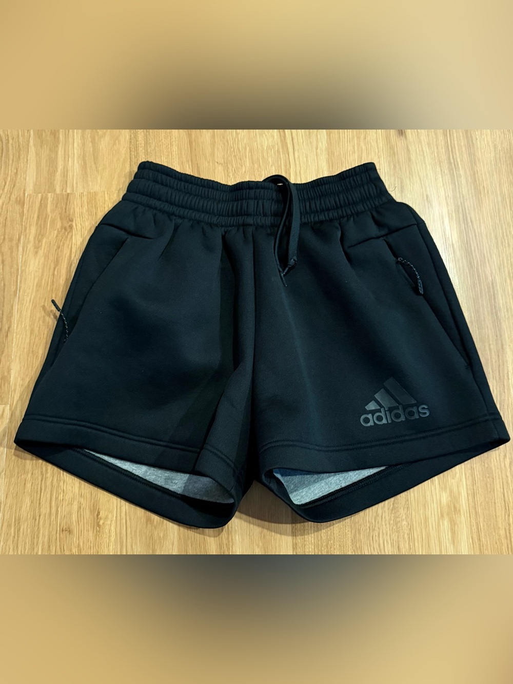 EUC Women’s Adidas Z.N.E. Shorts - Heavyweight Fabric - Black - XS